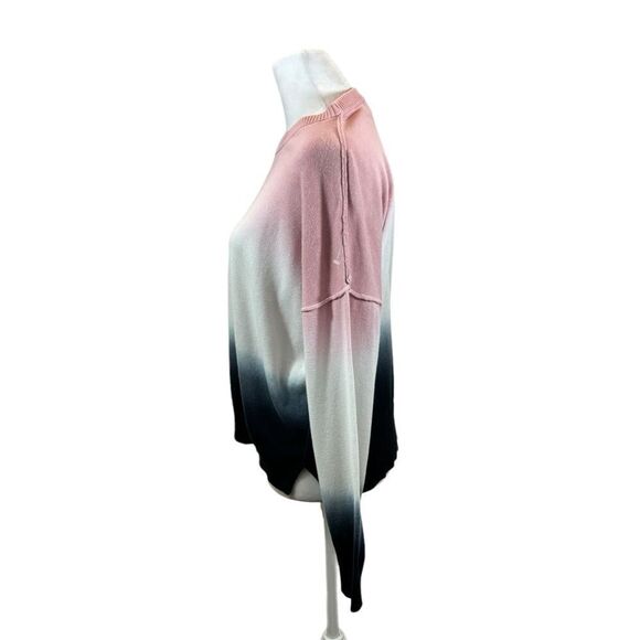 Ladies M MAGASCHONI Ombre Drop-Shoulder Sweater Cotton Blend‎ Size Medium - Picture 5 of 11